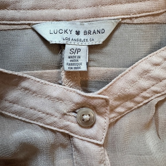 Lucky Brand Women’s Floral Print Blouse, 100% Viscose, Size S - Picture 12 of 13